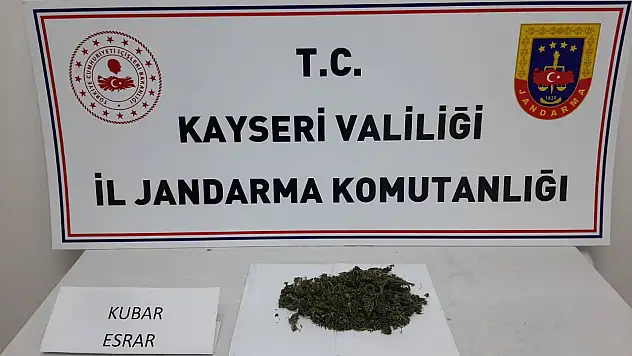 Yahyalı'da uyuşturucu operasyonu