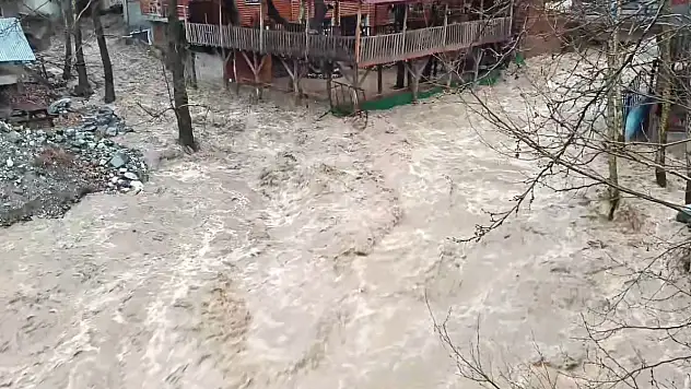 Kayseri'nin o ilçesinde sel! Yeni görüntüler ortaya çıktı