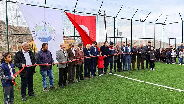 Yahyalı'ya yeni halı saha