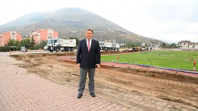Yamaç paraşütü iniş pisti yenileniyor