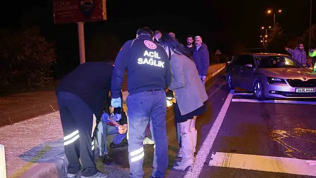 Alkollü sürücü kaza yaptı, yardıma gelenler tarafından darp edildi