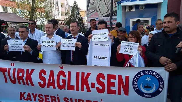 Yarın Kayseri'de eylem var