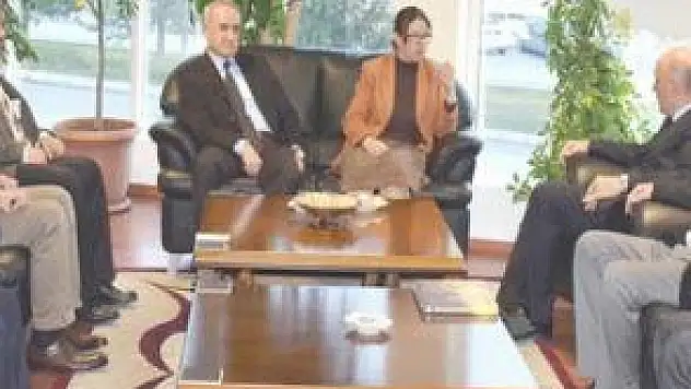 YASEMİN ÖZATA ÇETİNKAYA'DAN KAYSERİ OSB'YE VEDA ZİYARETİ