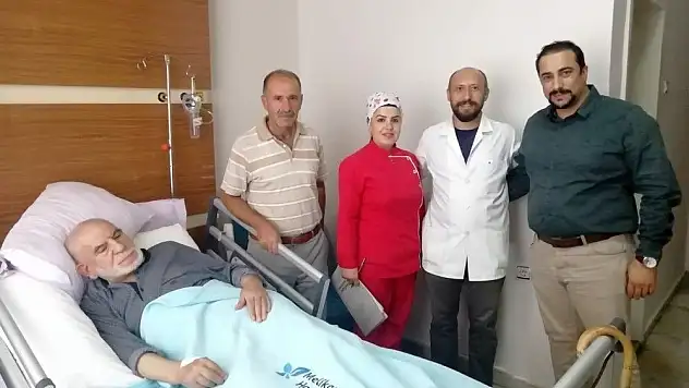 84 yaşında 20 yıllık derdinden kurtuldu
