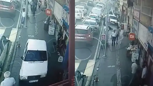 Yayaları hiçe saydı kaldırımdan ilerledi