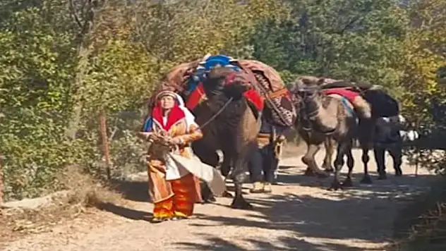 Yayla yolunda kalan kadim bir iz