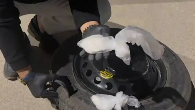Yedek lastikten bakın ne çıktı?