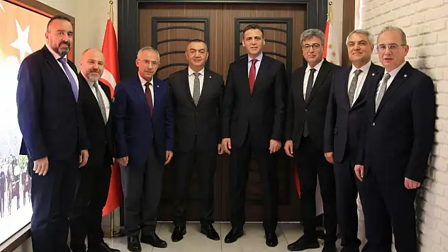 Yeni Müdür'e hayırlı olsun ziyareti