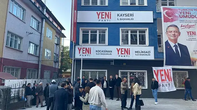 YENİ Parti'nin Kayseri'deki ilk il kongresi bugün yapılacak