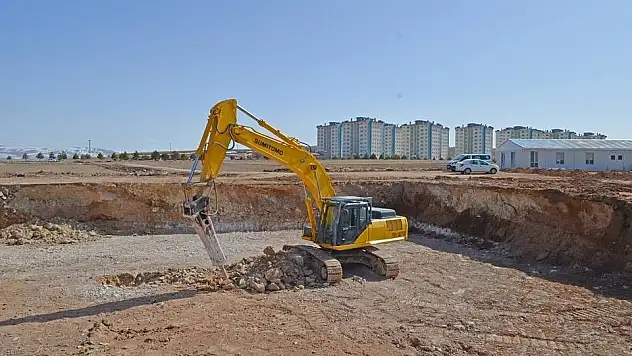Yeni TOKİ konutları temel açma çalışmaları başladı