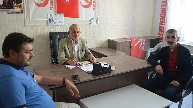 Yeniden Refah Partisi Genel Başkan Yardımcısı Coşkunsu'dan Develi'ye Ziyaret