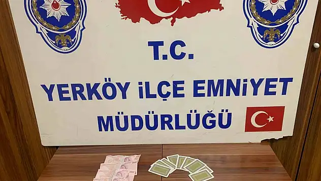 Yozgat'ta kumar baskını