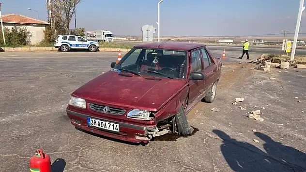 Yeşilhisar'da trafik kazası! Yaralılar var...