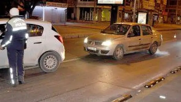 YILBAŞINDA ALKOLLÜ SÜRÜCÜ DENETİMLERİ