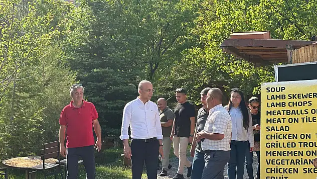 Yoğun ilgi gören vadiye CHP'li vekil Niğde dönüşü uğradı!