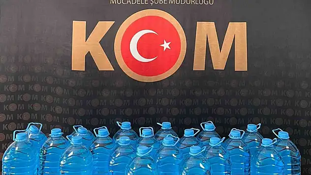 160 litre ele geçirildi