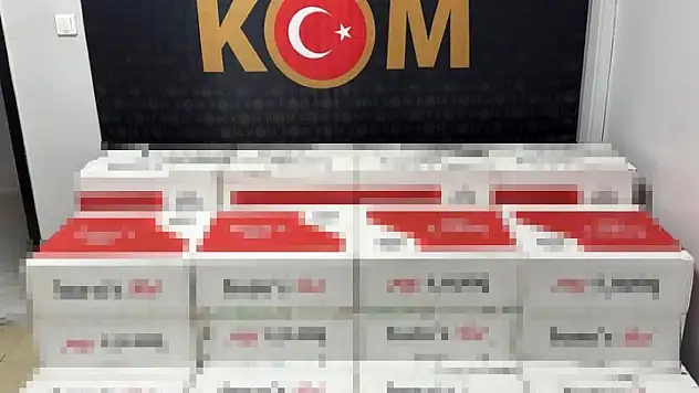 200 bin boş makaron ele geçirildi