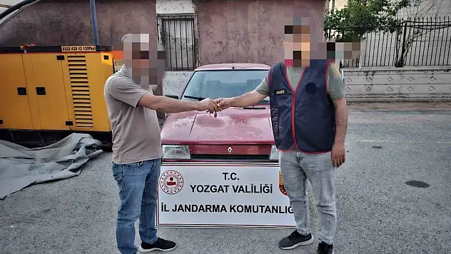 Yozgat'ta çalınan araç, Aksaray'da bulundu