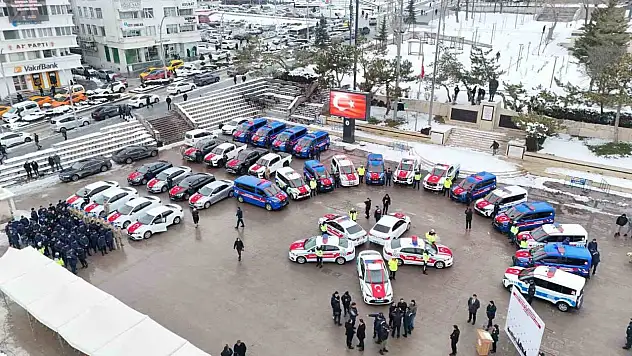 Yozgat güvenlik güçlerine 54 yeni araç