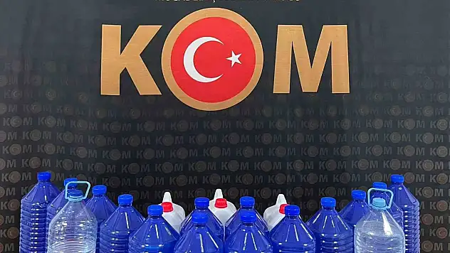 Yozgat'ta kaçak alkol operasyonu