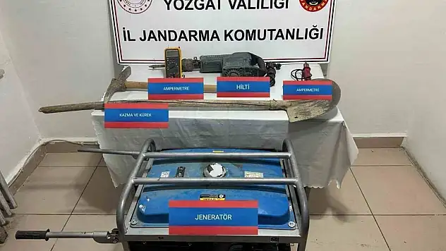 Kaçak kazı yapan şahıs suçüstü yakalandı!