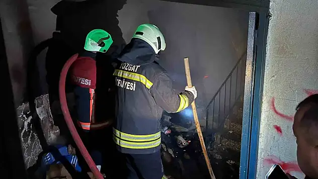 Yozgat'ta metruk binada çıkan yangınla ilgili soruşturma başlatıldı.
