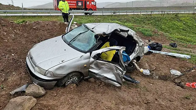 Yozgat'ta takla atan araç can aldı