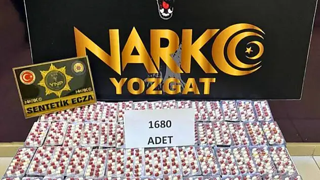 Şüpheli şahsın üzerinden bin 680 adet ele geçirildi