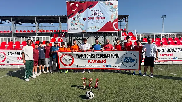 Zafer Kupası Ayak Tenisi Müsabakaları sona erdi