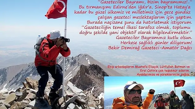 Zirvede büyük coşku