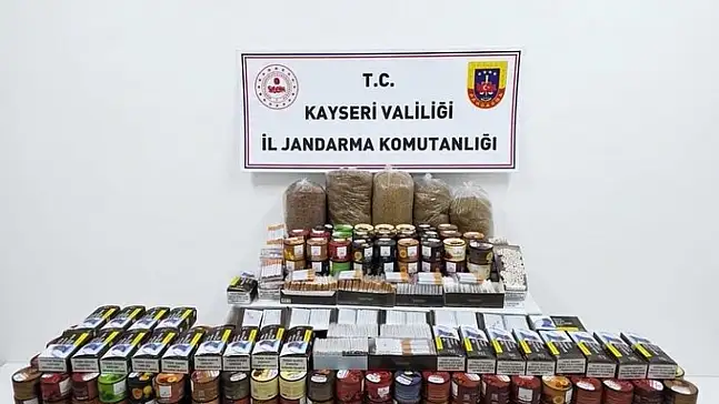 Jandarma ve KOM'dan baskın! Kilolarca ürün ele geçirildi