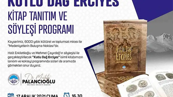 'Kutlu Dağ Erciyes' kitabı tanıtılacak