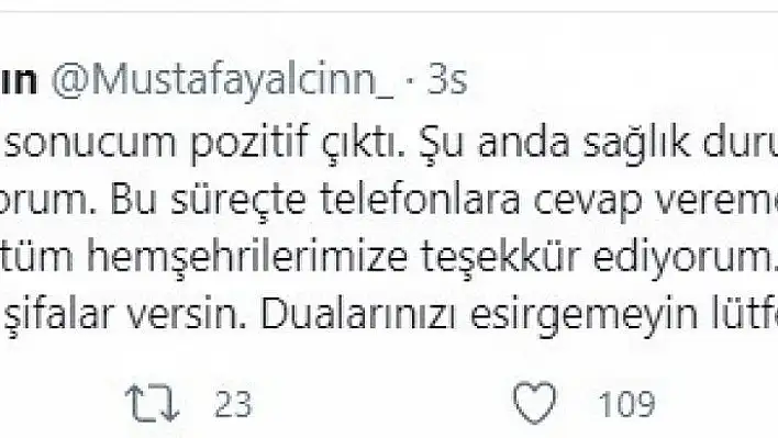 'Mustafa Başkan, korona illeti sizi mi buldu?'