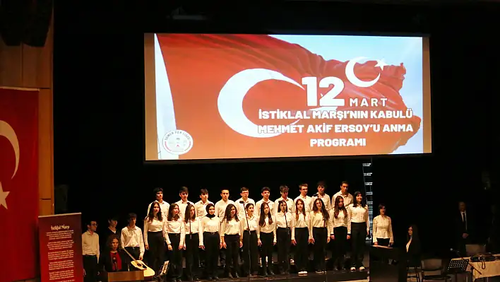 12 Mart'ta İstiklal Marşı'nın ruhu Kayseri'de yaşadı