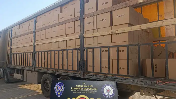 12 milyon makaron ele geçirildi!