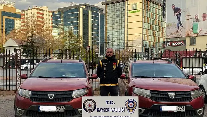 120 saatlik kayıt incelendi, çalınan araç bulundu