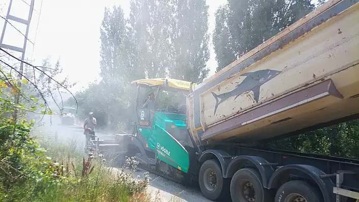 1500 metrelik yol yenilendi, ulaşım konforu arttı