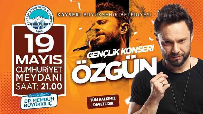 Özgün 19 Mayıs'ta konser verecek