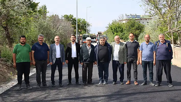 2.5 kilometrelik güzerghta ulaşım konforu arttı