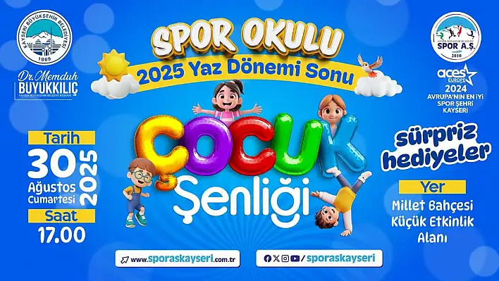 Kayseri'de şenlik düzenlenecek!