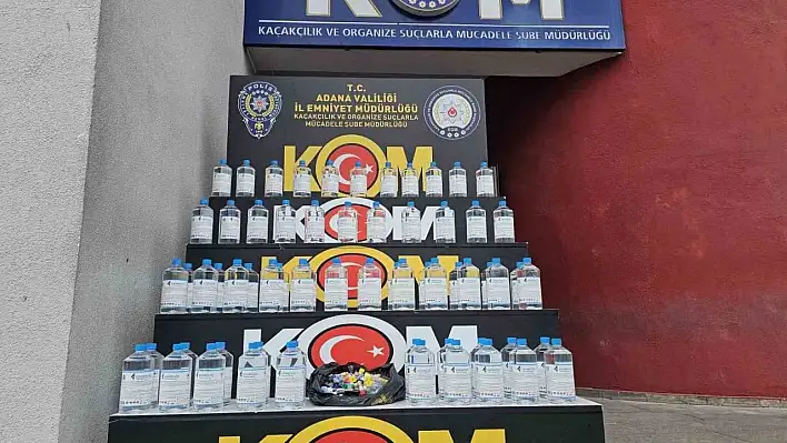 383 litre sahte içki ele geçirildi