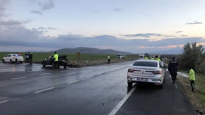 Pınarbaşı'da zincirleme trafik kazası