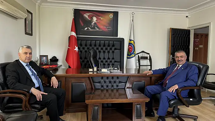 5 yıldır Kayseri'de görev yapan Kaymakama veda ziyareti!