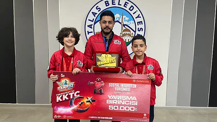 625 bin projeyi geride bıraktılar: Talaslı gençler KKTC'de şampiyon