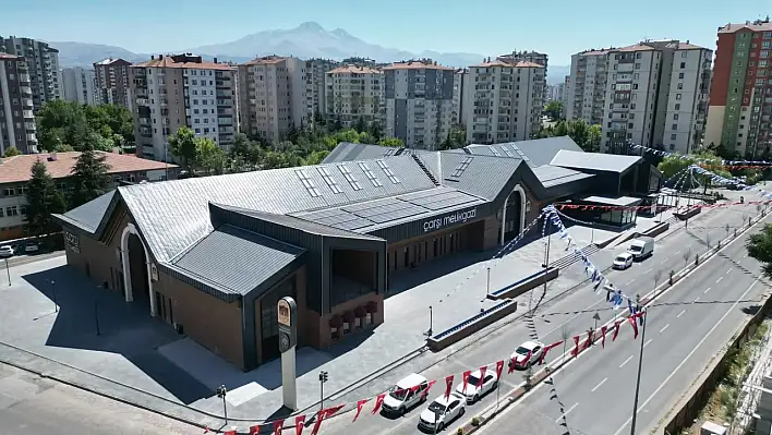 Açılışına sayılı günler kaldı! Çarşı Melikgazi bir kez daha misafirlerini ağırladı