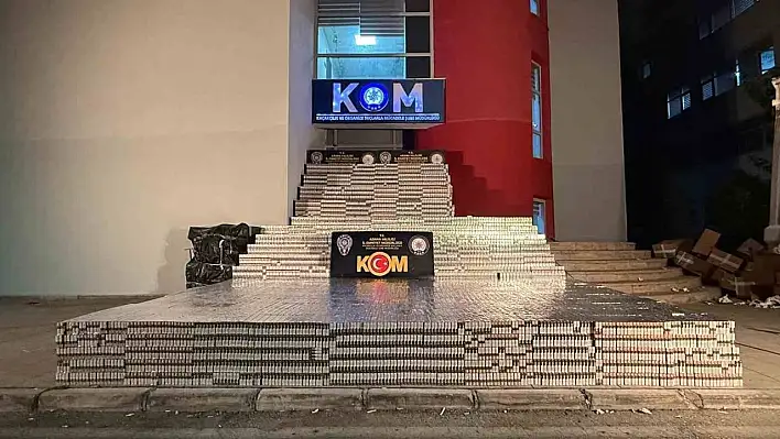 105 bin paket kaçak ürün ele geçirildi