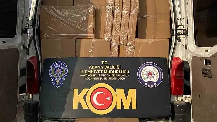 17 milyonluk kaçak doldurulmuş sigara ele geçirildi