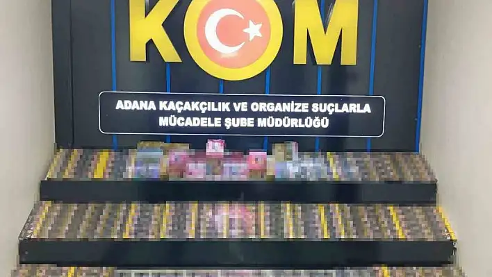 2 bin 750 kaçak sigara ele geçirildi