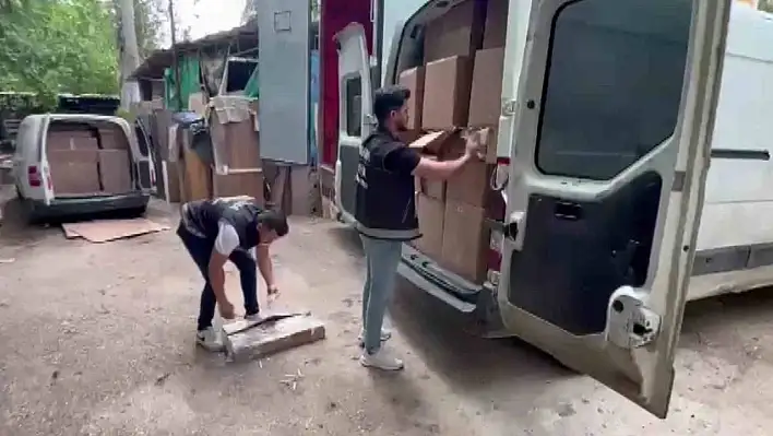 39 milyon TL'lik kaçakçılık operasyonu