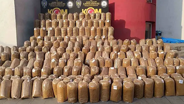 2 ton kaçak ürün ele geçirildi